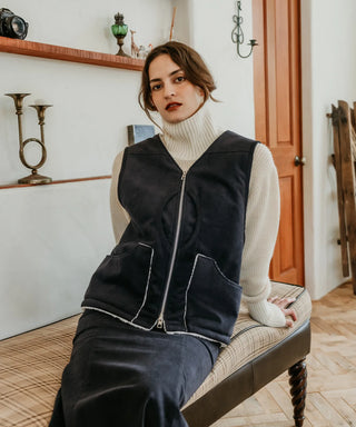 [SEAGREEN] ECO SUEDE HUNTING VEST エコスエードハンティングベスト