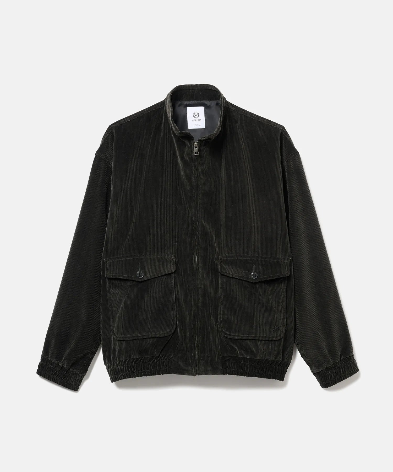 OG CORDUROY HARRINGTON JACKET – SEAGREEN