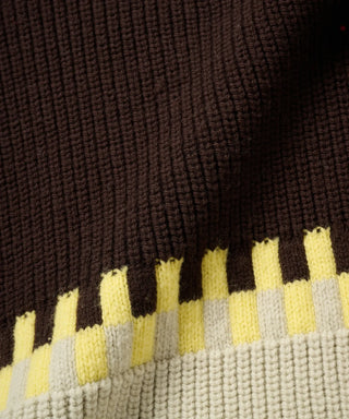 [SEAGREEN] ROCKY MERINO KNIT COWICHAN ロッキーメリノニットカウチン