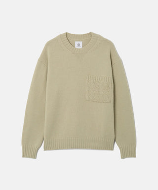 [SEAGREEN] ROCKY MERINO KNIT PULLOVER ロッキーメリノニットプルオーバー