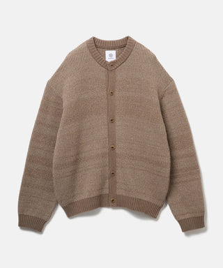 [SEAGREEN] WOOL WASHI KNIT CARDIGAN ウール和紙ニットカーディガン