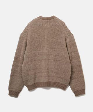 [SEAGREEN] WOOL WASHI KNIT CARDIGAN ウール和紙ニットカーディガン
