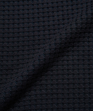 BIG WAFFLE HALFZIP PULLOVER