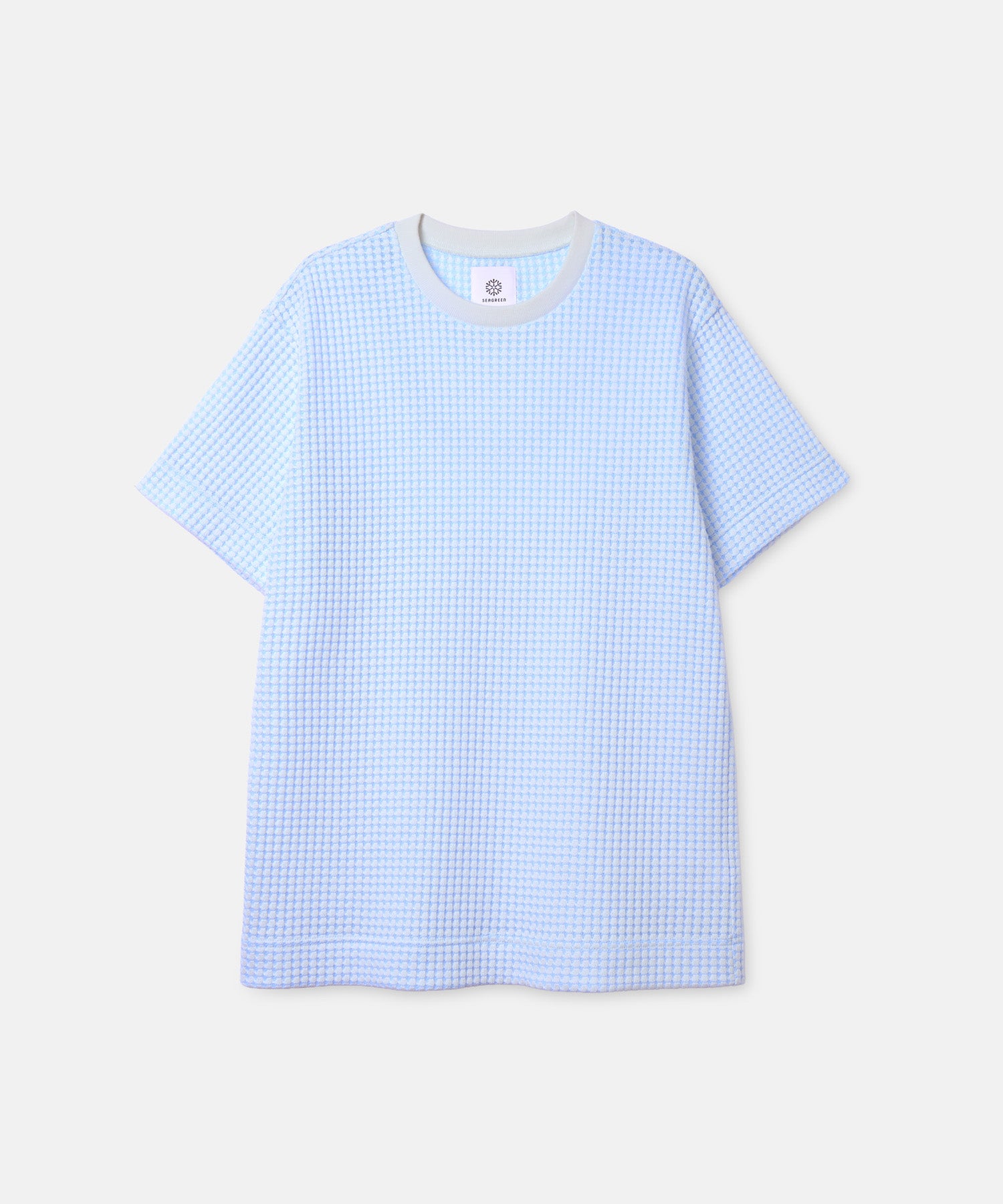 BIG WAFFLE T-SHIRT – SEAGREEN