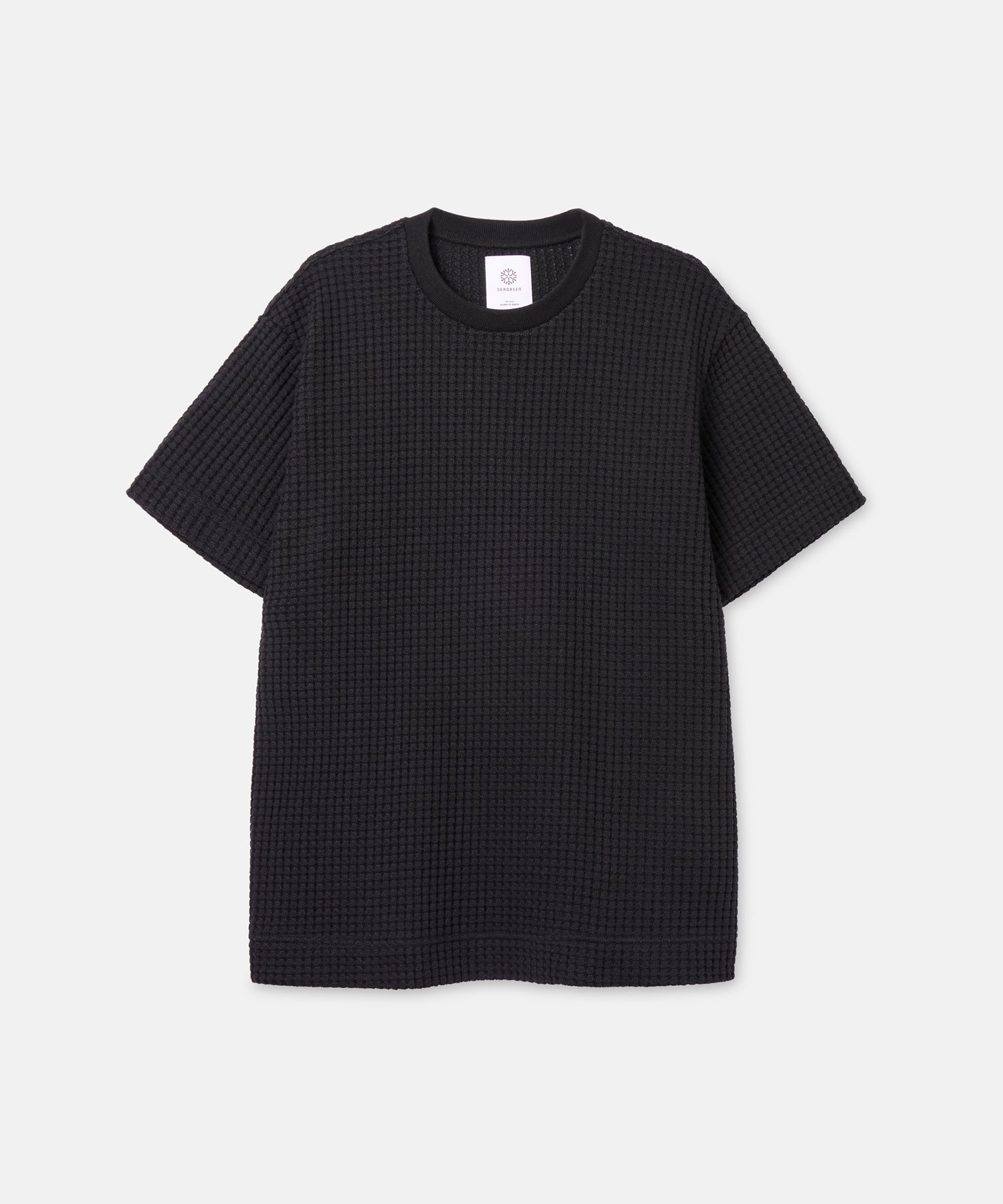 BIG WAFFLE T-SHIRT – SEAGREEN