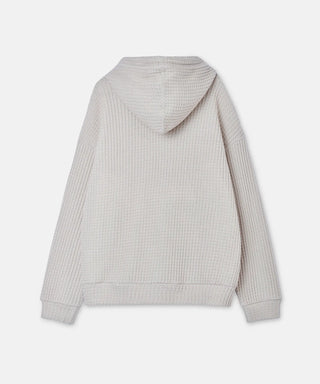 SUDADERA ONI WAFFLE CON CAPUCHA SEAGREEN