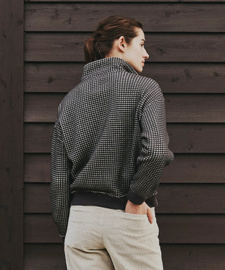ONI WAFFLE HALFZIP PULLOVER[オニワッフルハーフジッププルオーバー] SEAGREEN