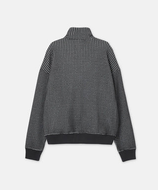 SUDADERA ONI WAFFLE CON MEDIA CREMALLERA SEAGREEN