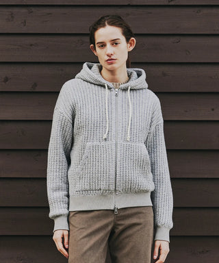 WOOL ONI WAFFLE HOODIE[ウールオニワッフルフーディ] SEAGREEN