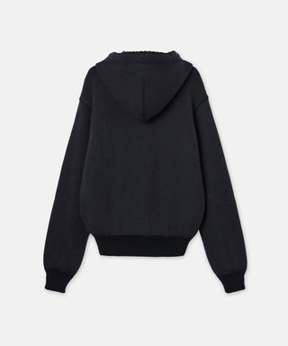 SUDADERA CON CREMALLERA DE PUNTO DE TERRY FRANCÉS [Sudadera con capucha con cremallera de punto de peluche francés] SEAGREEN