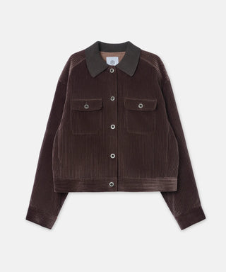CHAQUETA DE PANA ANCHA WALE SEAGREEN