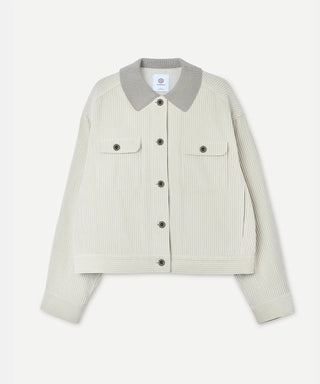 CHAQUETA DE PANA ANCHA WALE SEAGREEN