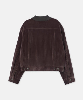 CHAQUETA DE PANA ANCHA WALE SEAGREEN
