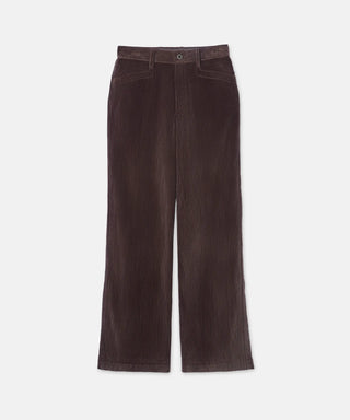 PANTALONES RECTOS DE PANA WIDE WALE [Pantalones rectos de pana Wide Wale] SEAGREEN