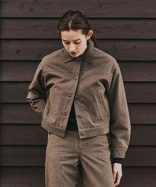 ECO SUEDE TRACKER JACKET[エコスエードトラッカージャケット] SEAGREEN
