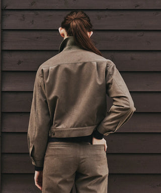 ECO SUEDE TRACKER JACKET[エコスエードトラッカージャケット] SEAGREEN