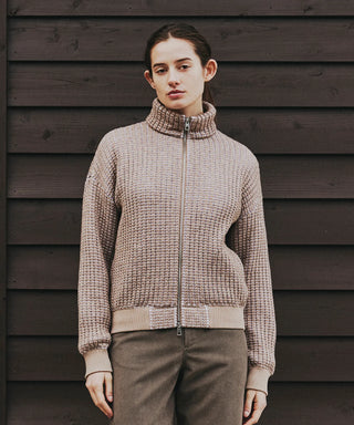WOOL ONI WAFFLE BLOUSON[ウールオニワッフルブルゾン] SEAGREEN