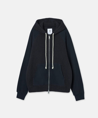 SUDADERA COMBINADA ONI WAFFLE CON CAPUCHA SEAGREEN