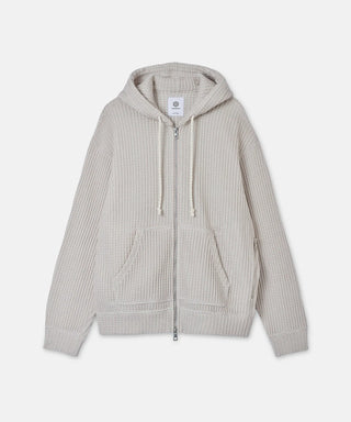 SUDADERA ONI WAFFLE RELAX CON CAPUCHA SEAGREEN
