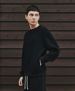 ONI WAFFLE PULLOVER[オニワッフルプルオーバー] SEAGREEN