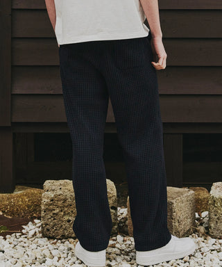 ONI WAFFLE STRAIGHT PANTS[オニワッフルストレートパンツ] SEAGREEN