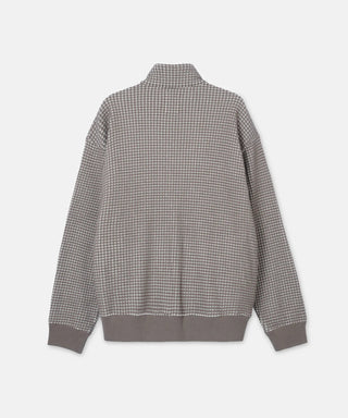 SUDADERA ONI WAFFLE CON MEDIA CREMALLERA SEAGREEN
