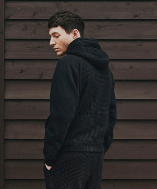 ONI WAFFLE COMBINATION HOODIE[オニワッフルコンビネーションフーディ] SEAGREEN