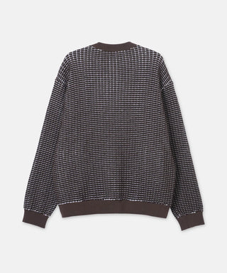 WOOL ONI WAFFLE PULLOVER[ウールオニワッフルプルオーバー] SEAGREEN
