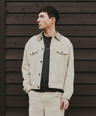 WIDE WALE CORDUROY TRACKER JACKET[ワイドウェールコーデュロイトラッカージャケット] SEAGREEN