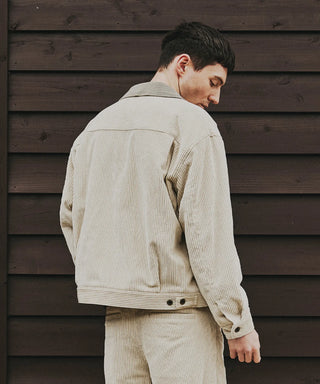 WIDE WALE CORDUROY TRACKER JACKET[ワイドウェールコーデュロイトラッカージャケット] SEAGREEN