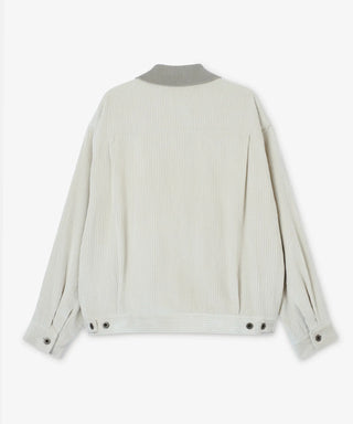 CHAQUETA DE PANA ANCHA WALE SEAGREEN