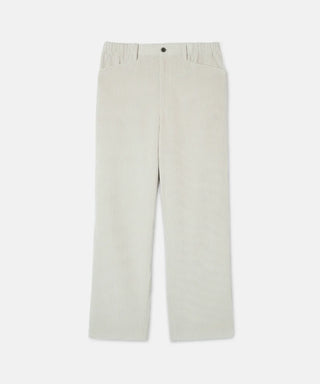 PANTALONES SUELTOS DE PANA WIDE WALE [Pantalones Sueltos de Pana Wide Wale] SEAGREEN
