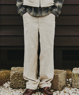 WIDE WALE CORDUROY LOOSE PANTS[ワイドウェールコーデュロイルーズパンツ] SEAGREEN
