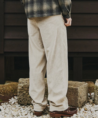 WIDE WALE CORDUROY LOOSE PANTS[ワイドウェールコーデュロイルーズパンツ] SEAGREEN