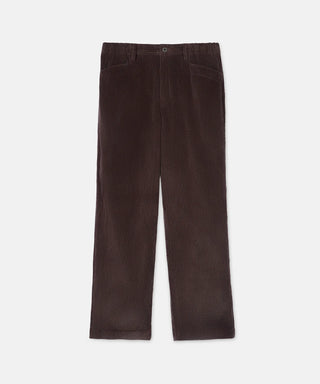 PANTALONES SUELTOS DE PANA WIDE WALE [Pantalones Sueltos de Pana Wide Wale] SEAGREEN