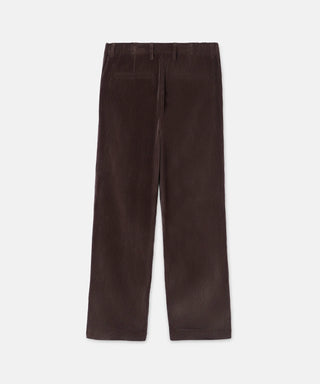 PANTALONES SUELTOS DE PANA WIDE WALE [Pantalones Sueltos de Pana Wide Wale] SEAGREEN
