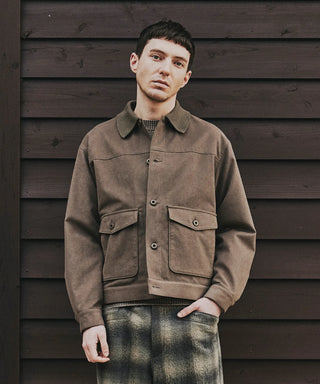 ECO SUEDE TRACKER JACKET[エコスエードトラッカージャケット] SEAGREEN