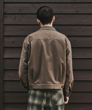 ECO SUEDE TRACKER JACKET[エコスエードトラッカージャケット] SEAGREEN