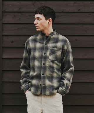 CAMISA ALGODÓN LANA HERVIDA [Camisa algodón lana hervida] SEAGREEN