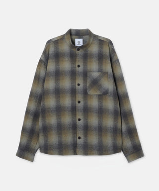 CAMISA ALGODÓN LANA HERVIDA [Camisa algodón lana hervida] SEAGREEN