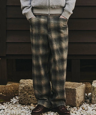 PANTALONES DE ALGODÓN DE LANA HERVIDA [Pantalones de algodón de lana hervida] SEAGREEN