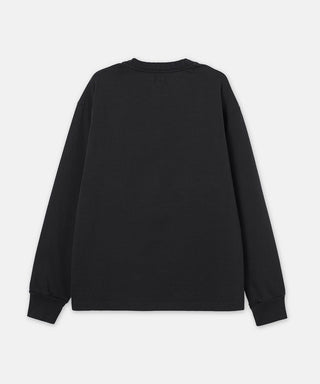 CAMISETA HEAVY JERSEY RIB L/S [Camiseta larga de punto pesado] SEAGREEN